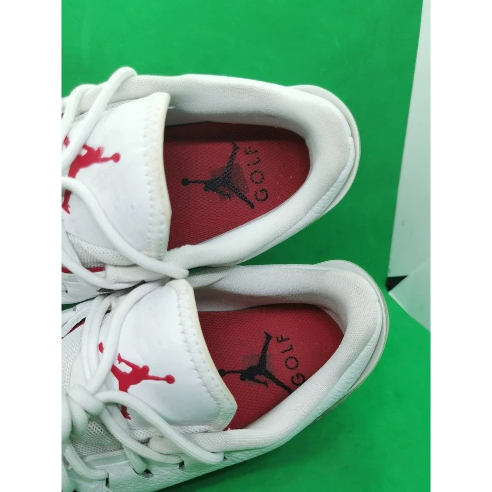 Jordan ADG Golf Shoes Mens Size 9 White Cement Elephant Spikeless AR7995-100